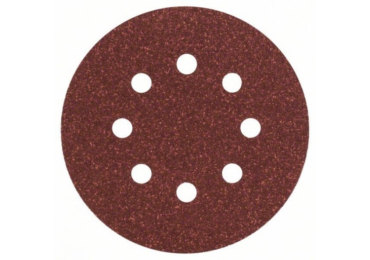 Disques abrasifs pour ponceuse excentrique, set de 5 pièces G : 80 - 2609256A24 - Bosch