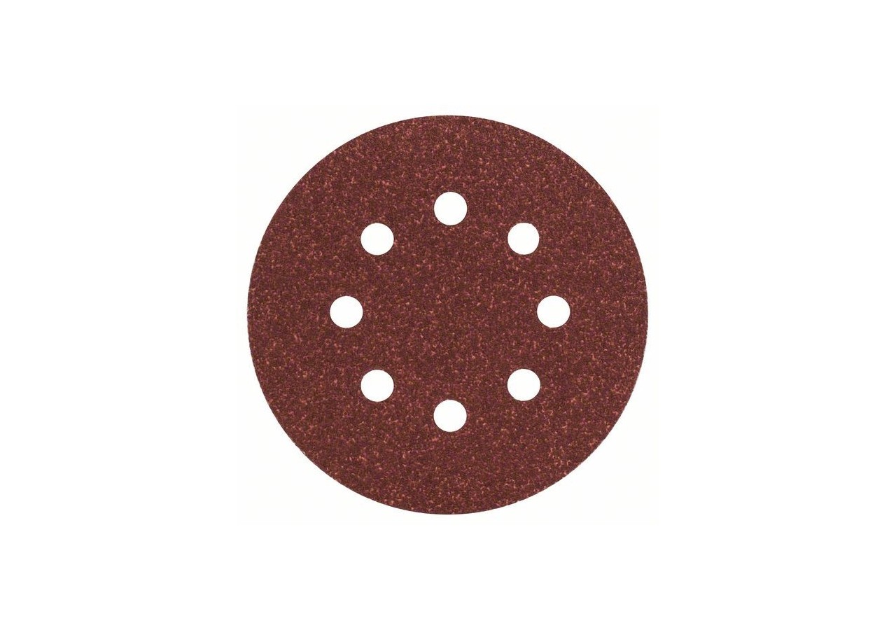 Disques abrasifs pour ponceuse excentrique, set de 5 pièces G : 80 - 2609256A24 - Bosch