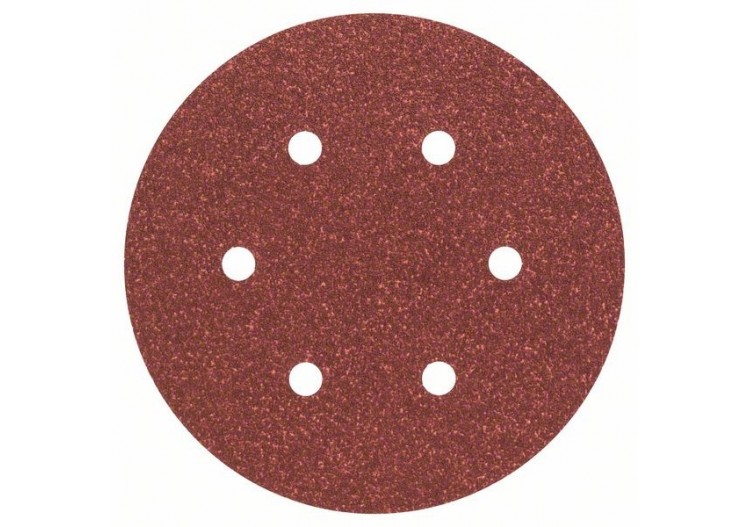Disques abrasifs pour ponceuse excentrique, set de 5 pièces G : 80 - 2609256A31 - Bosch