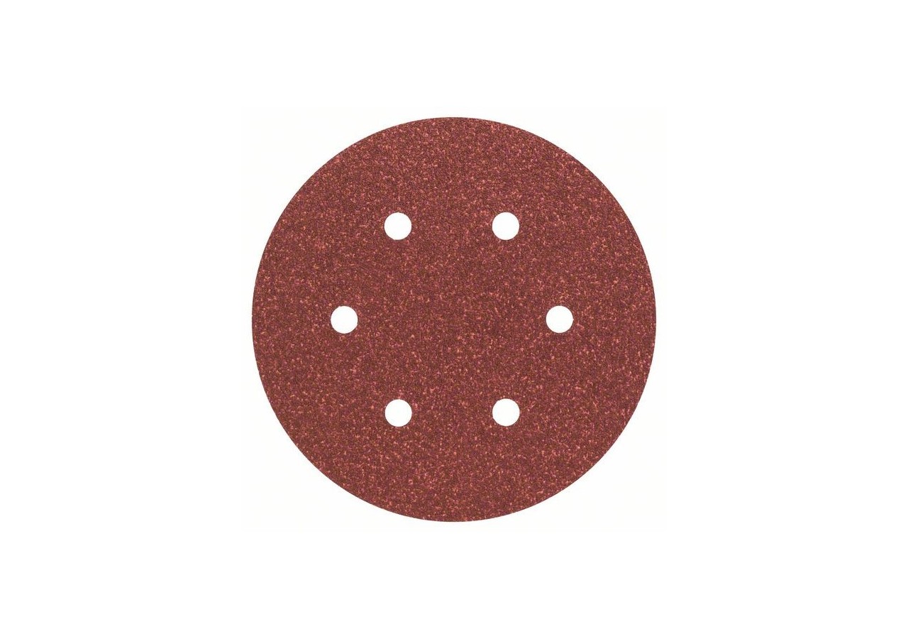 Disques abrasifs pour ponceuse excentrique, set de 5 pièces G : 80 - 2609256A31 - Bosch