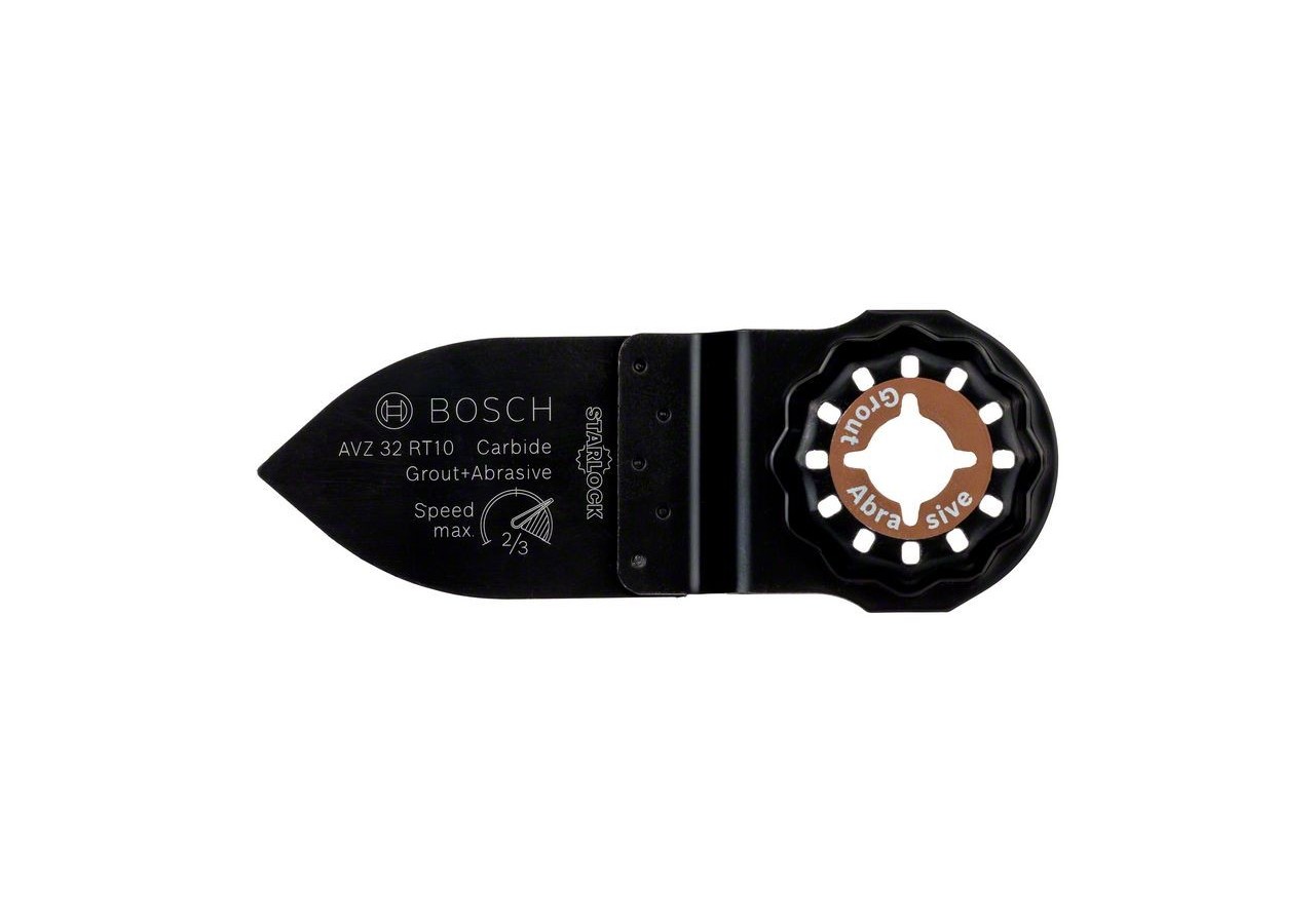 Doigt de ponçage à concrétion carbure Starlock AVZ 32 RT10 32 x 50 mm - 2609256D51 - Bosch