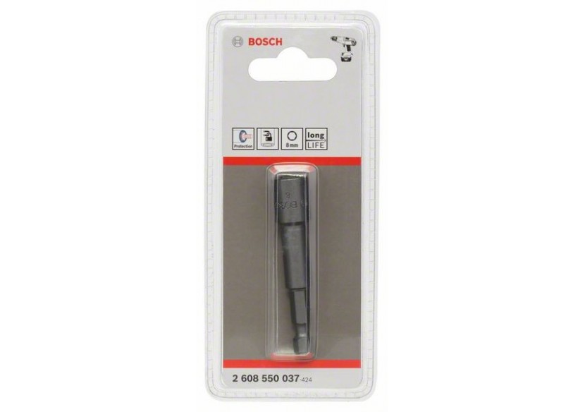DOUILLE 6 PANS 1/4 8MM - 2608550037 - Bosch DOUILLE 6 PANS 1/4 8MM - 2608550037 - Bosch