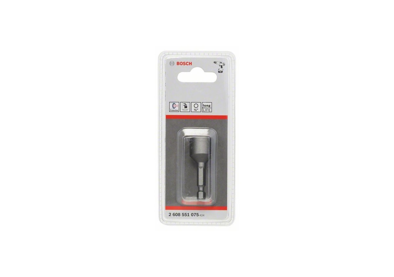 Douilles 50 mm x 1/2" Douilles avec aimant permanent - 2608551075 - Bosch