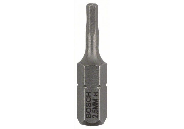 3 Embouts de vissage qualité extra-dure HEX2,5 emmanchement hexagonal 25mm - 2607001720 - Bosch