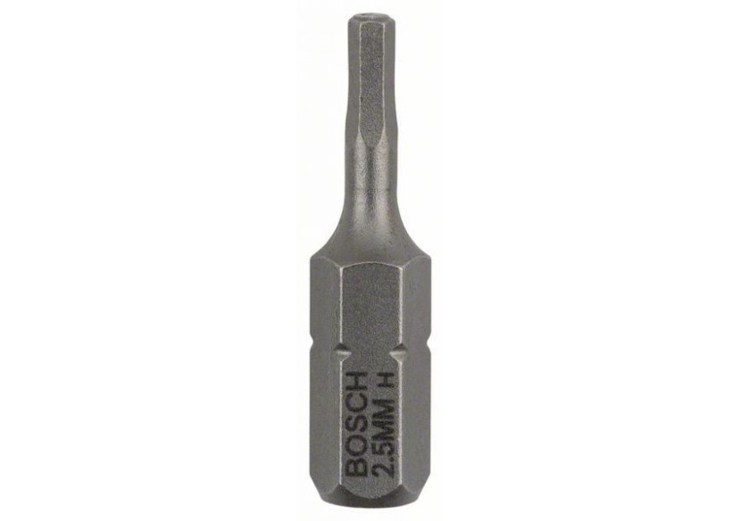 3 Embouts de vissage qualité extra-dure HEX2,5 emmanchement hexagonal 25mm - 2607001720 - Bosch 3 Embouts de vissage qualité extra-dure HEX2,5 emmanchement hexagonal 25mm - 2607001720 - Bosch