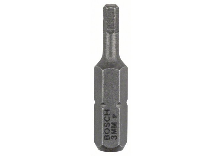 3 Embouts de vissage qualité extra-dure HEX3 emmanchement hexagonal 25mm - 2607001722 - Bosch