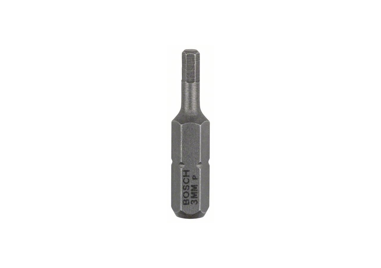 3 Embouts de vissage qualité extra-dure HEX3 emmanchement hexagonal 25mm - 2607001722 - Bosch