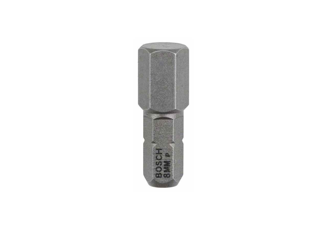 3 Embouts de vissage qualité extra-dure HEX8 emmanchement hexagonal 25mm - 2607001730 - Bosch