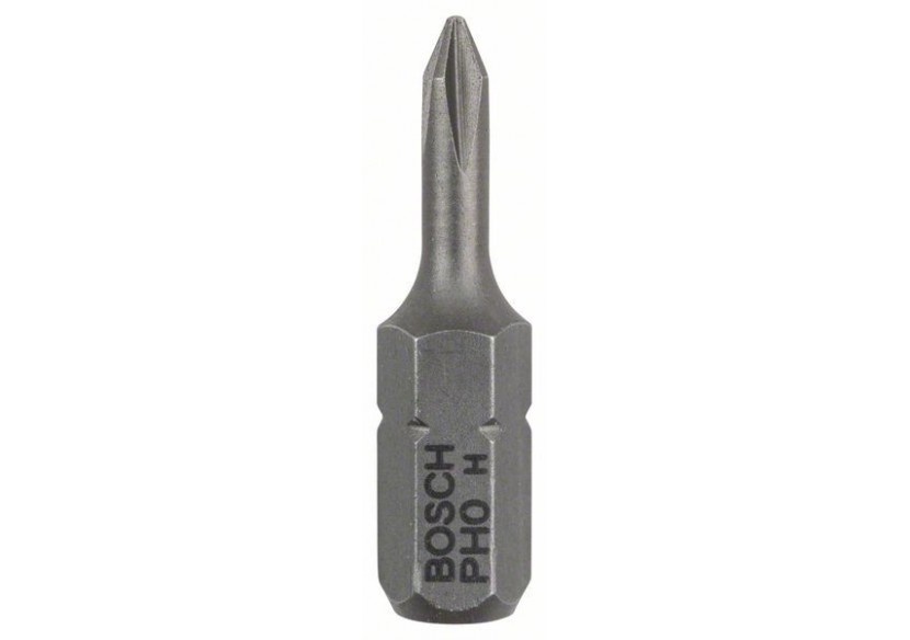 3 Embouts de vissage qualité extra-dure PH0 emmanchement hexagonal 25mm - 2607001506 - Bosch