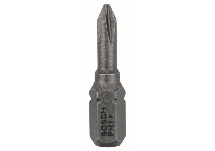 25 Embouts de vissage qualité extra-dure PH1 emmanchement hexagonal 25mm - 2607001510 - Bosch