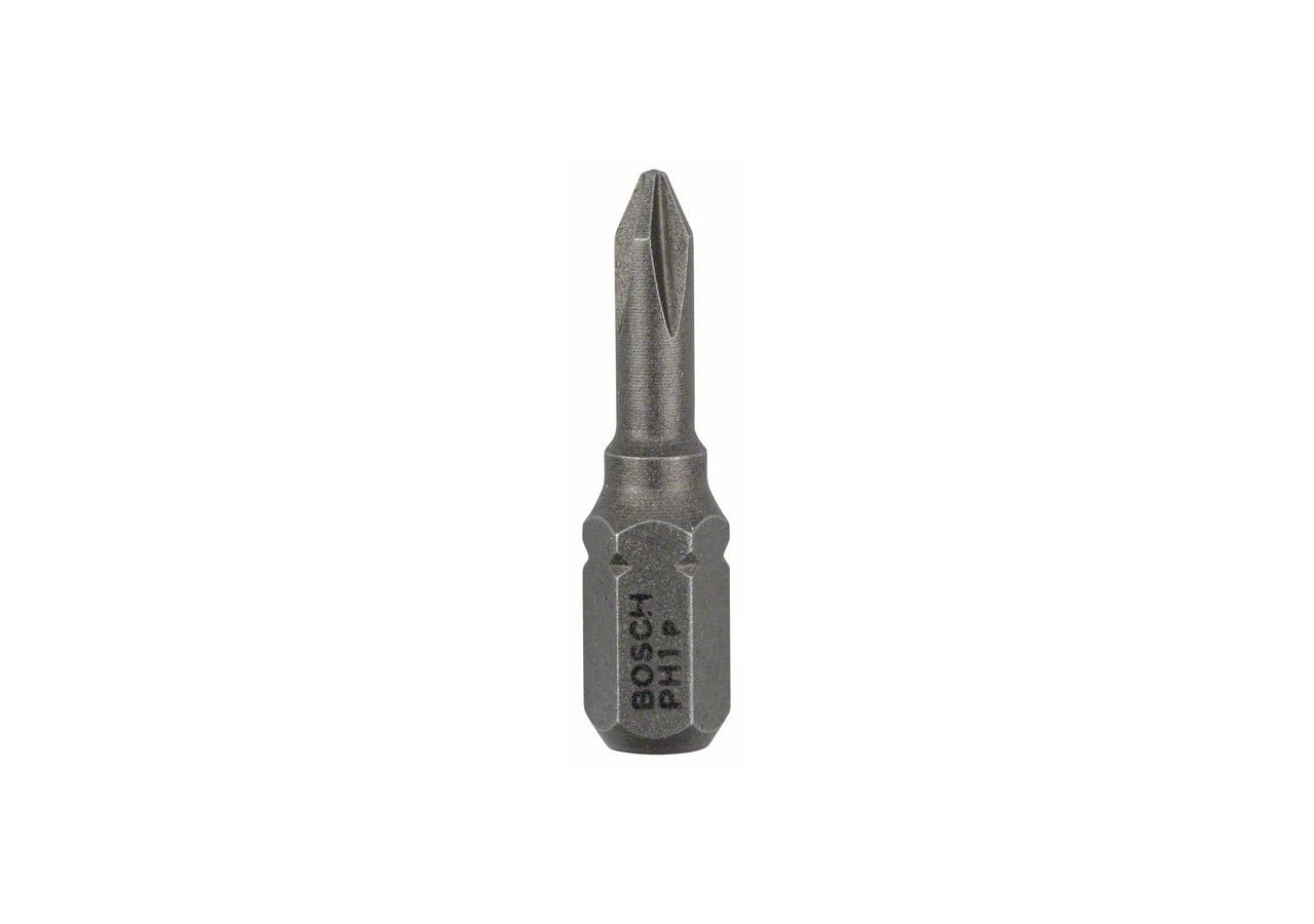 25 Embouts de vissage qualité extra-dure PH1 emmanchement hexagonal 25mm - 2607001510 - Bosch