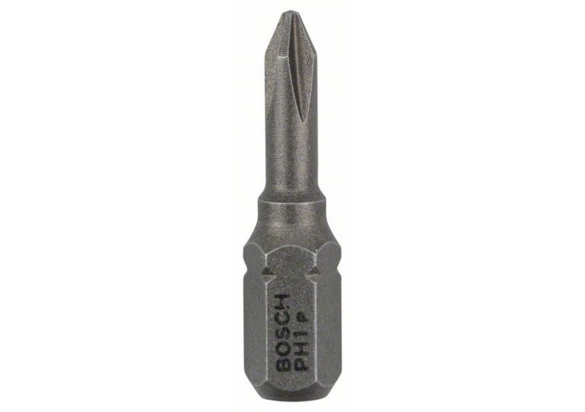 25 Embouts de vissage qualité extra-dure PH1 emmanchement hexagonal 25mm - 2607001510 - Bosch 25 Embouts de vissage qualité extra-dure PH1 emmanchement hexagonal 25mm - 2607001510 - Bosch