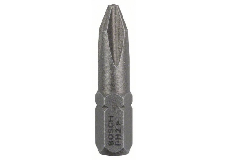 3 Embouts de vissage qualité extra-dure PH2 emmanchement hexagonal 25mm - 2607001511 - Bosch