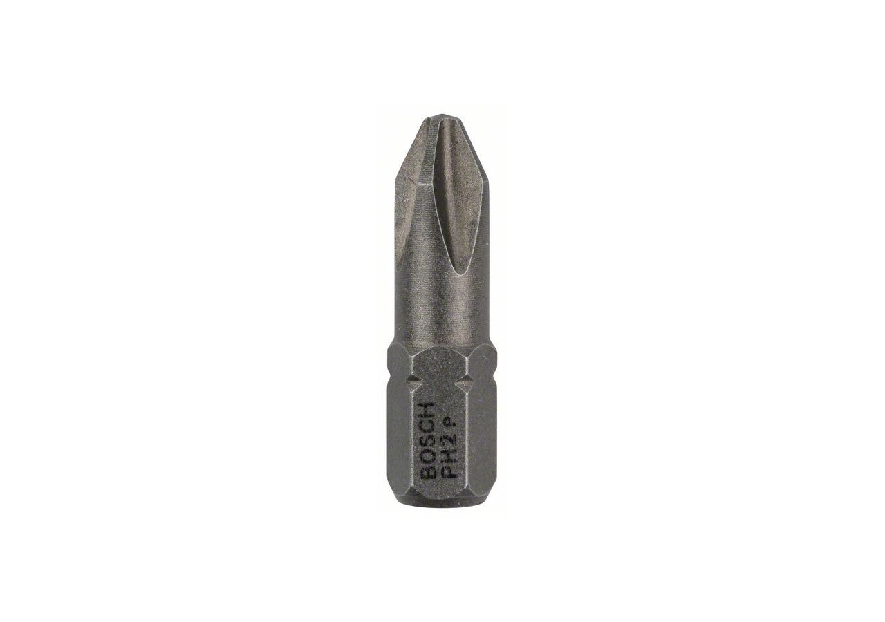 25 Embouts de vissage qualité extra-dure PH2 emmanchement hexagonal 25mm - 2607001513 - Bosch