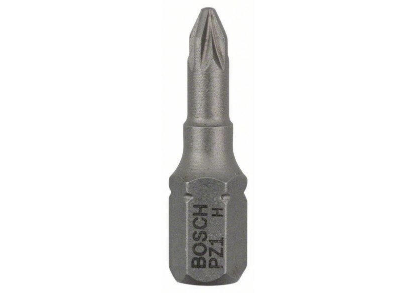 25 Embouts de vissage qualité extra-dure PZ1 emmanchement hexagonal 25mm - 2607001556 - Bosch 25 Embouts de vissage qualité extra-dure PZ1 emmanchement hexagonal 25mm - 2607001556 - Bosch