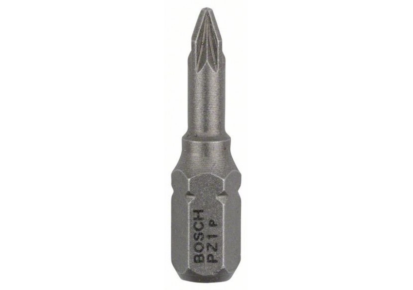 100 Embout de vissage qualité extra-dure PZ1 emmanchement hexagonal 25mm - 2607001557 - Bosch 100 Embout de vissage qualité extra-dure PZ1 emmanchement hexagonal 25mm - 2607001557 - Bosch