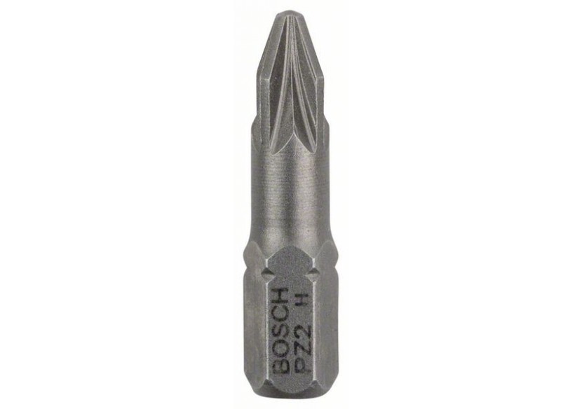 10 Embouts de vissage qualité extra-dure PZ2 emmanchement hexagonal 25mm - 2607001559 - Bosch 10 Embouts de vissage qualité extra-dure PZ2 emmanchement hexagonal 25mm - 2607001559 - Bosch