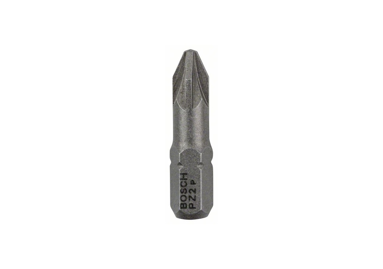 100 Embout de vissage qualité extra-dure PZ2 emmanchement hexagonal 25mm - 2607001561 - Bosch