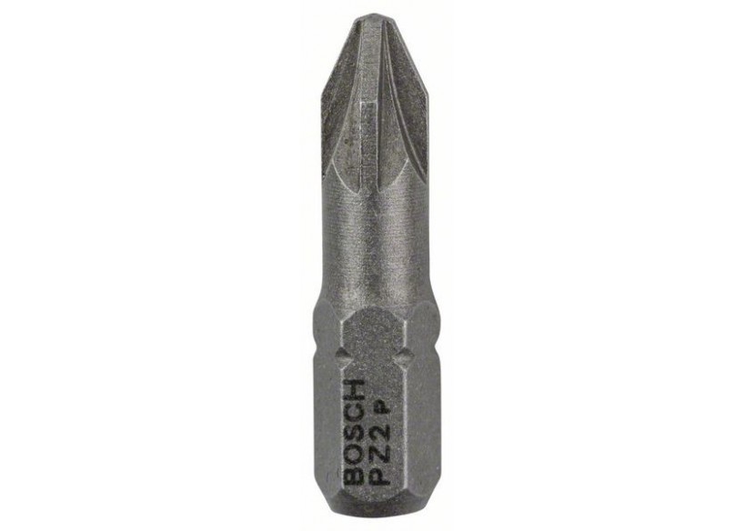 100 Embout de vissage qualité extra-dure PZ2 emmanchement hexagonal 25mm - 2607001561 - Bosch 100 Embout de vissage qualité extra-dure PZ2 emmanchement hexagonal 25mm - 2607001561 - Bosch