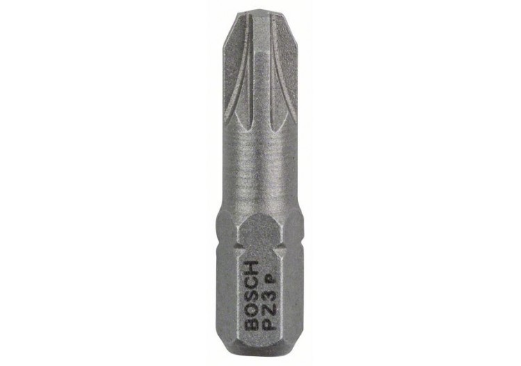 100 Embout de vissage qualité extra-dure PZ3 emmanchement hexagonal 25mm - 2607001565 - Bosch