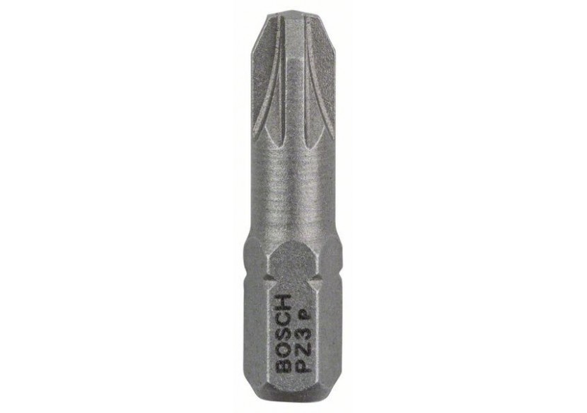 100 Embout de vissage qualité extra-dure PZ3 emmanchement hexagonal 25mm - 2607001565 - Bosch 100 Embout de vissage qualité extra-dure PZ3 emmanchement hexagonal 25mm - 2607001565 - Bosch