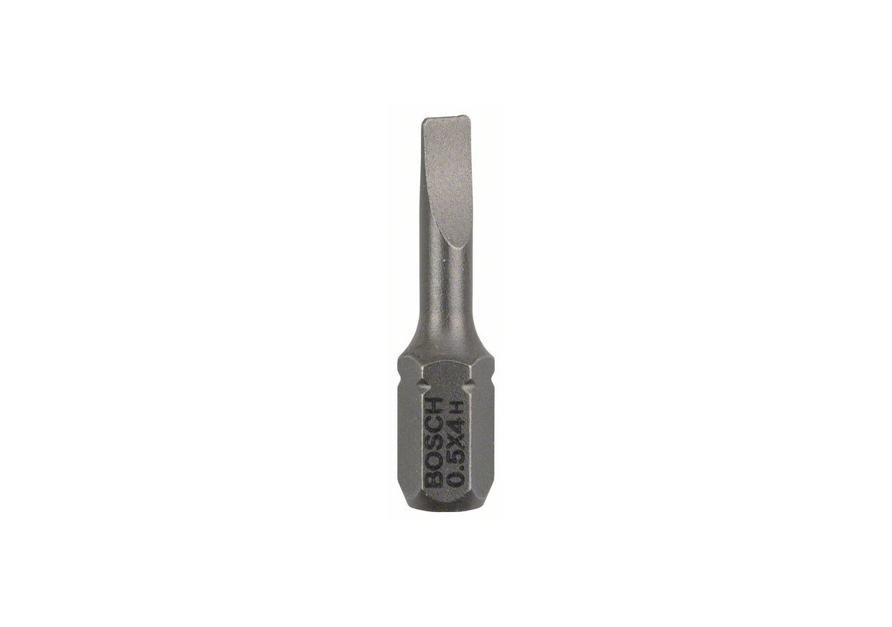 3 Embouts de vissage qualité extra-dure S emmanchement hexagonal 0,5x4 25mm - 2607001457 - Bosch