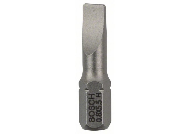 25 Embouts de vissage qualité extra-dure S emmanchement hexagonal 0,8x5,5 25mm - 2607001463 - Bosch