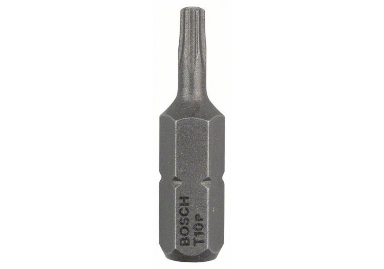 3 Embouts de vissage qualité extra-dure T10 emmanchement hexagonal 25mm - 2607001604 - Bosch