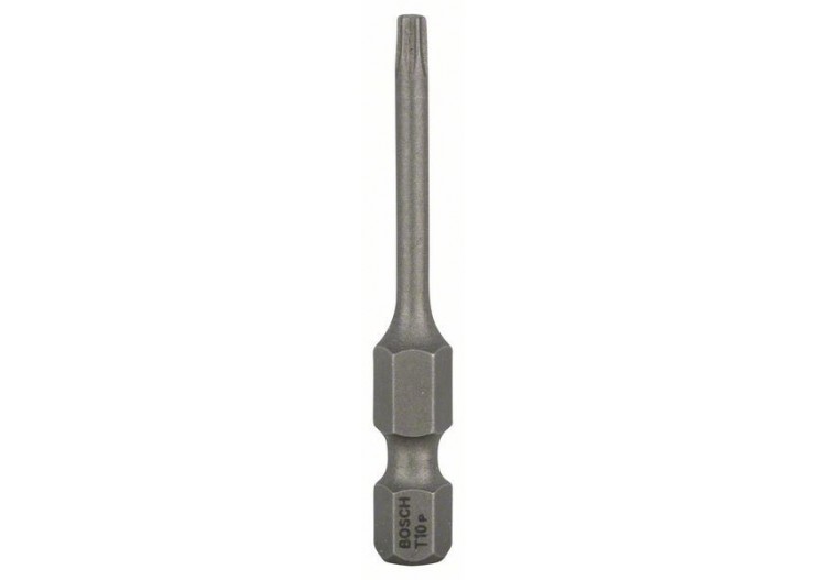 1 Embout de vissage qualité extra-dure T10 emmanchement hexagonal 49mm - 2607001632 - Bosch