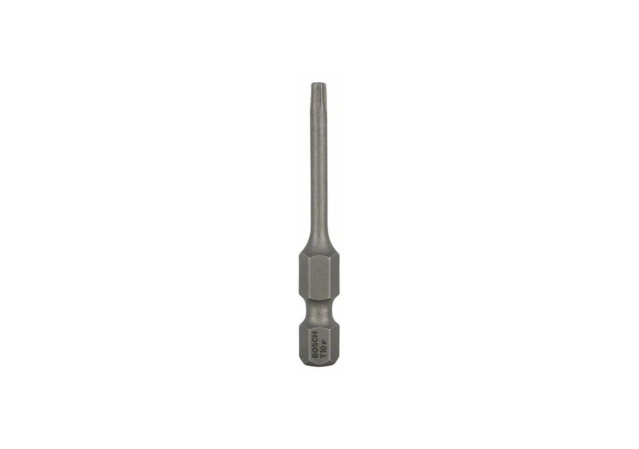 1 Embout de vissage qualité extra-dure T10 emmanchement hexagonal 49mm - 2607001632 - Bosch