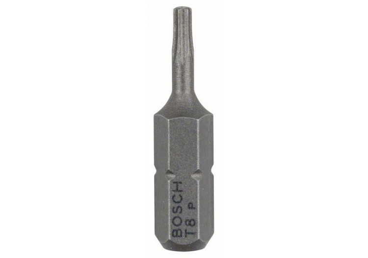 3 Embouts de vissage qualité extra-dure T8 emmanchement hexagonal 25mm - 2607001601 - Bosch
