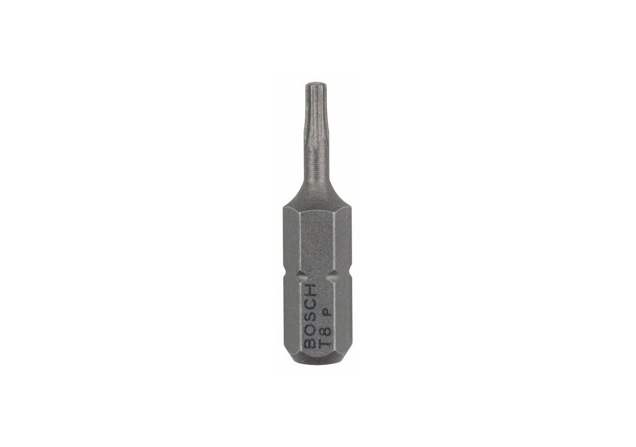 3 Embouts de vissage qualité extra-dure T8 emmanchement hexagonal 25mm - 2607001601 - Bosch
