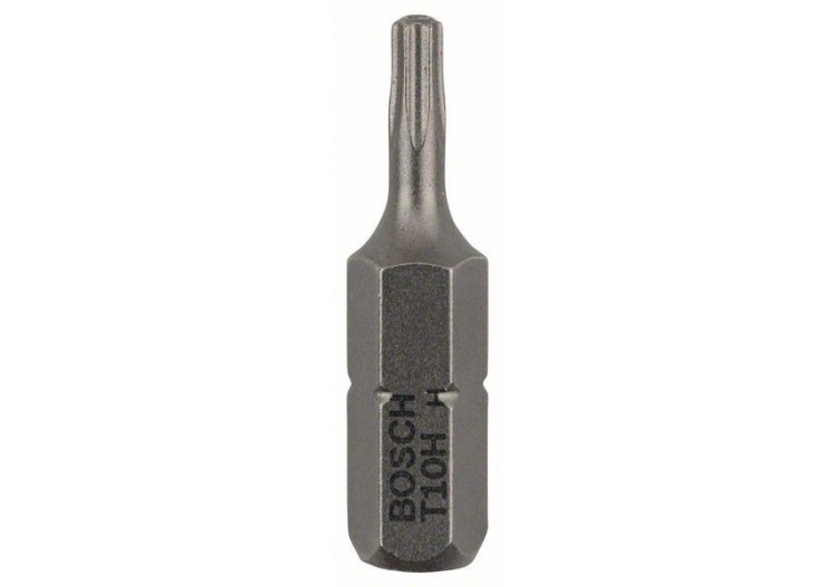 2 Embouts de vissage qualité extra-dure T10H emmanchement hexagonal 25mm - 2608522009 - Bosch