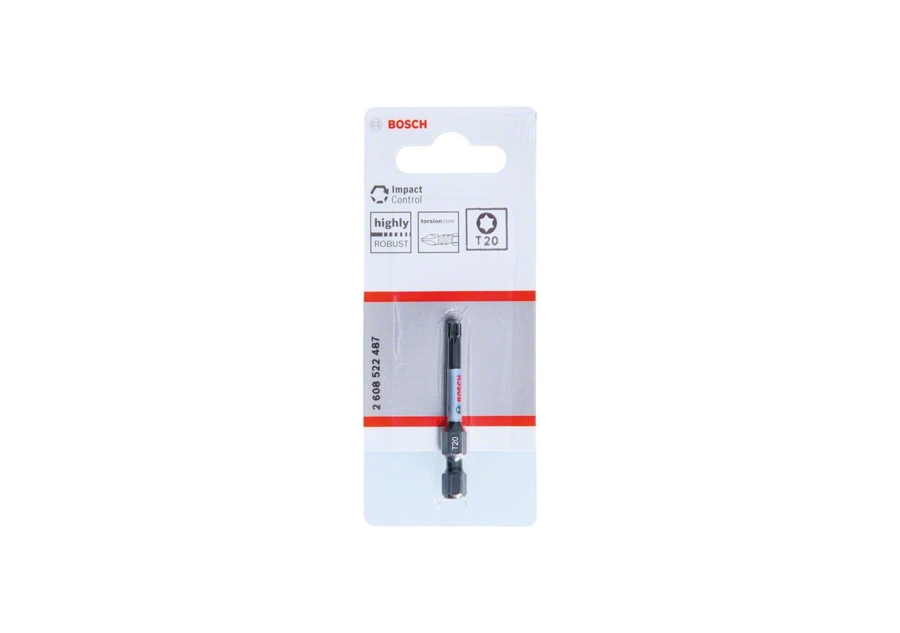 Embout IMPACT T20 50mm - 2608522487 - Bosch