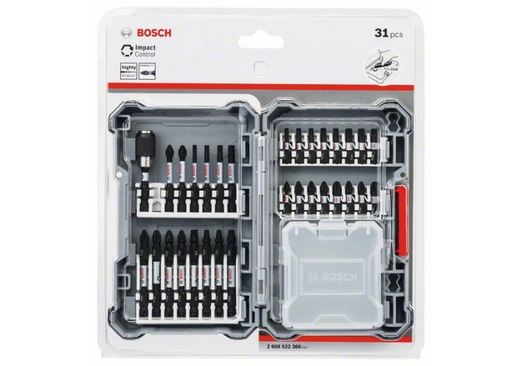 Embouts de vissage Impact Control, set de 31 pièces  Set de 31 - 2608522366 - Bosch