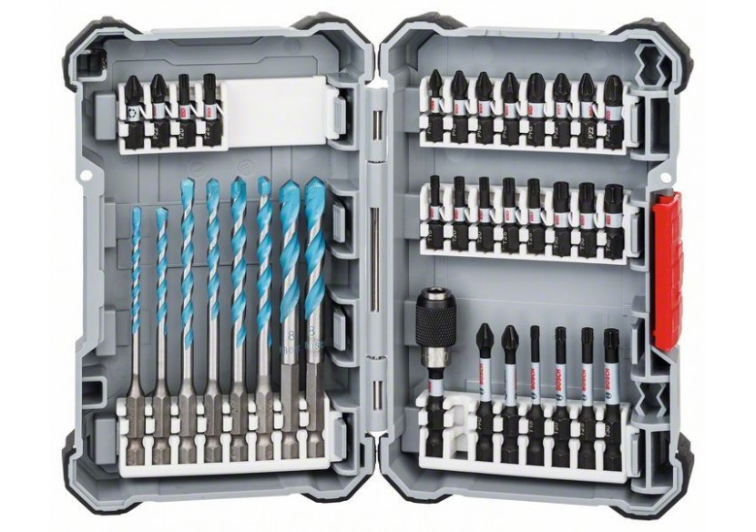 Embouts de vissages Impact Control MultiConstruction, set de 35 pièces  Set de 35 - 2608577147 - Bosch Embouts de vissages Impact Control MultiConstruction, set de 35 pièces  Set de 35 - 2608577147 - Bosch