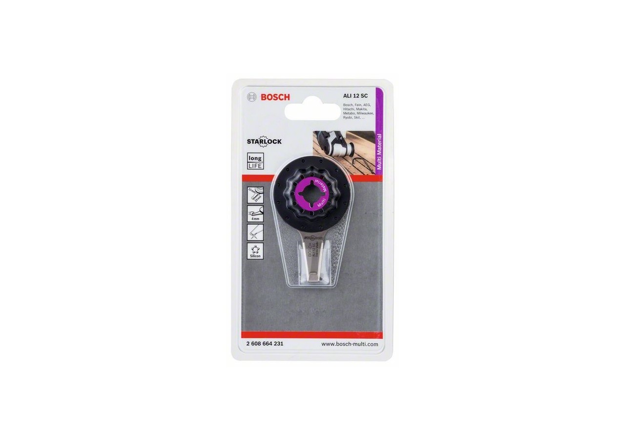 Enlève-joints universel INOX Starlock ALI 12 SC Divers matériaux - 2608664231 - Bosch