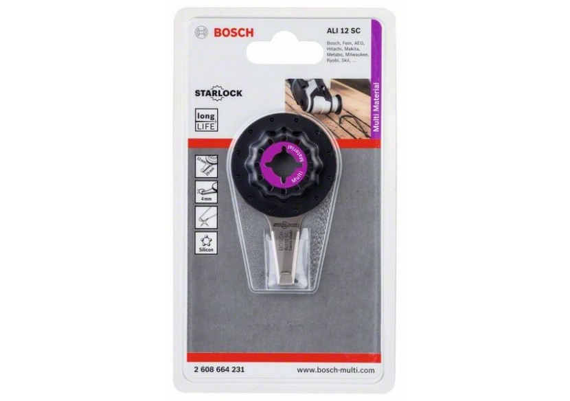 Enlève-joints universel INOX Starlock ALI 12 SC Divers matériaux - 2608664231 - Bosch Enlève-joints universel INOX Starlock ALI 12 SC Divers matériaux - 2608664231 - Bosch