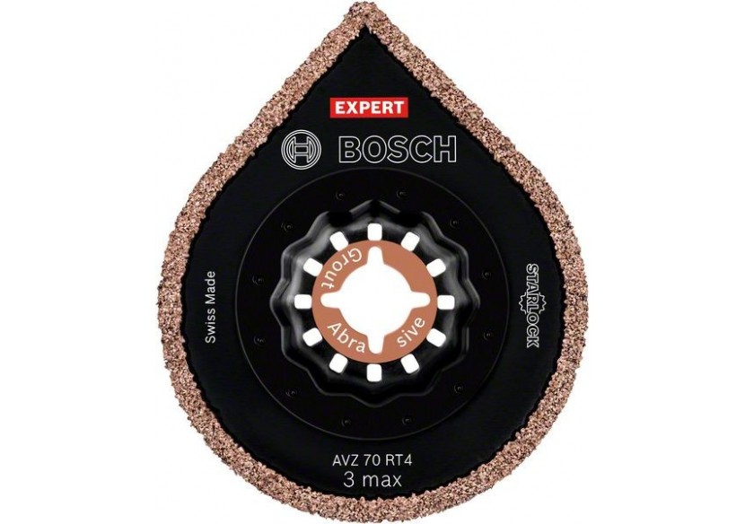 Enlève-mortier pour outil multifonctions Expert 3 max AVZ 70 RT4 70 mm 10 pces - 2608900042 - Bosch Enlève-mortier pour outil multifonctions Expert 3 max AVZ 70 RT4 70 mm 10 pces - 2608900042 - Bosch