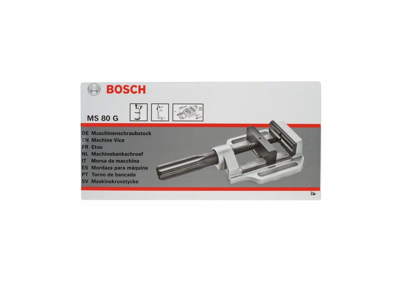 Etau MS 80 G 100 mm, 80 mm, 80 mm Etau MS 80 G - 2608030056 - Bosch