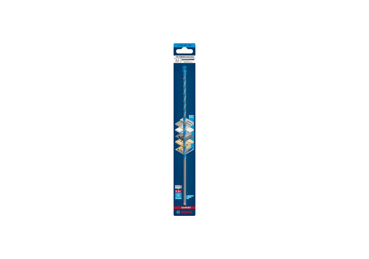 Expert MultiConstruction CYL-9 Drill Bit 6 x 200 x 250, d 6 mm - 2608901482 - Bosch