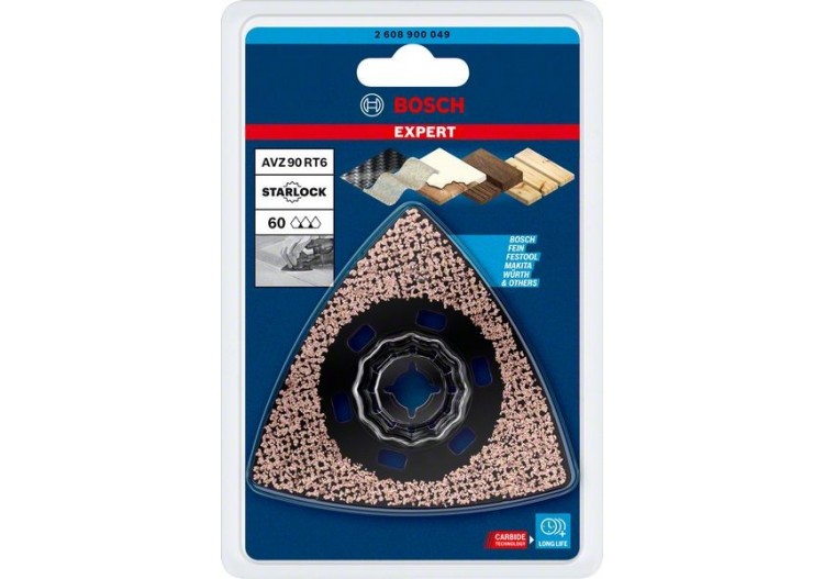 Expert Sanding Plate (plateau de ponçage) pour outil multifonctions AVZ 90 RT6 90 mm - 2608900049 - Bosch