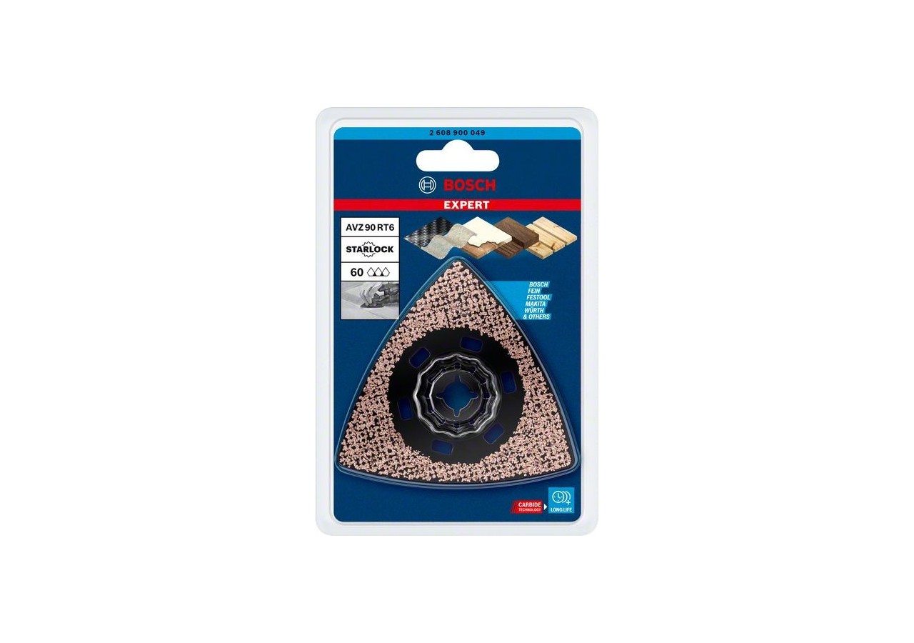 Expert Sanding Plate (plateau de ponçage) pour outil multifonctions AVZ 90 RT6 90 mm - 2608900049 - Bosch