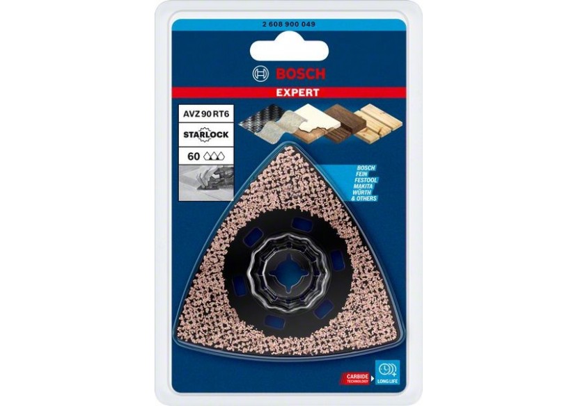 Expert Sanding Plate (plateau de ponçage) pour outil multifonctions AVZ 90 RT6 90 mm - 2608900049 - Bosch Expert Sanding Plate (plateau de ponçage) pour outil multifonctions AVZ 90 RT6 90 mm - 2608900049 - Bosch