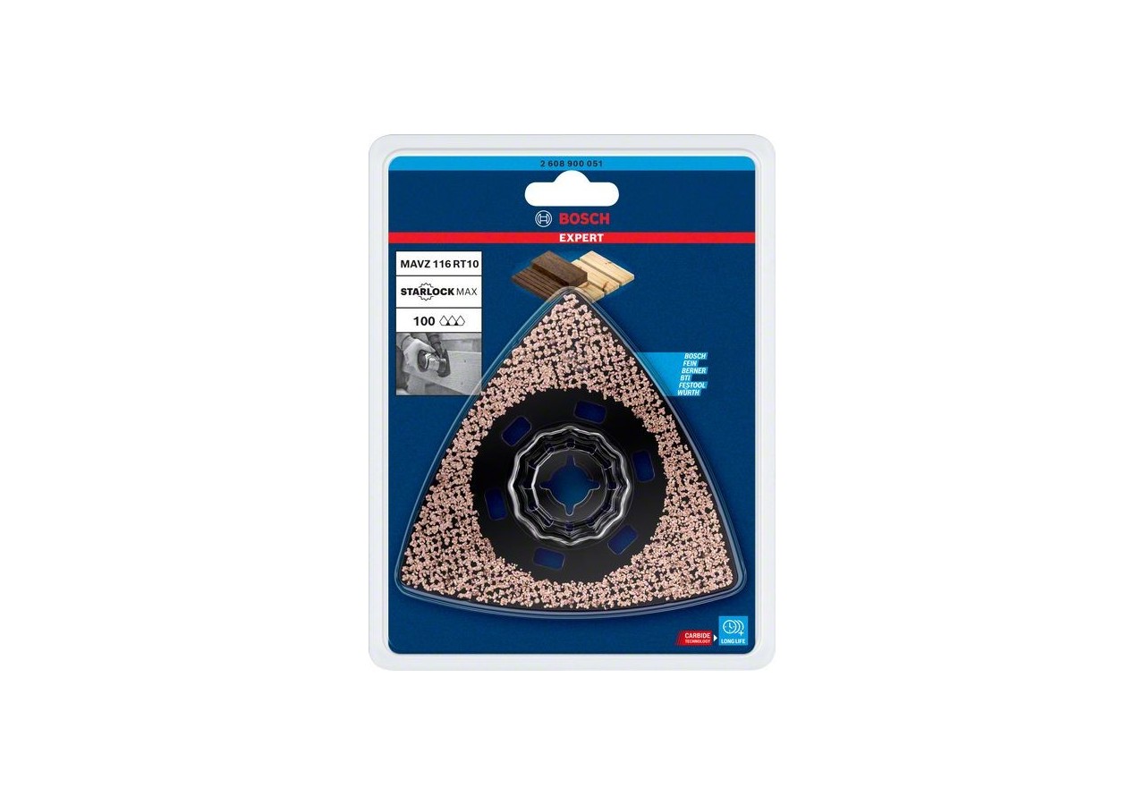 Expert Sanding Plate (plateau de ponçage) pour outils multifonction MAVZ 116 RT10 116 mm - 2608900051 - Bosch