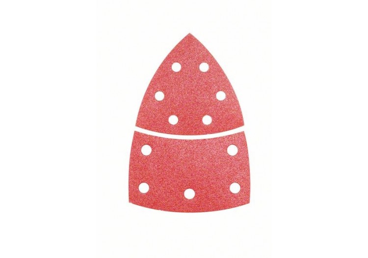 Feuille abrasive C430, kit de 10 pièces 102 x 62, 93 mm, 40 Pack de 10 - 2608607407 - Bosch