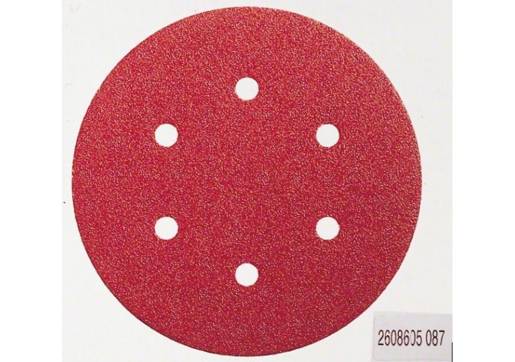 Feuille abrasive C430, pack de 5 150 mm, 40 Pack de 6 - 2608607247 - Bosch