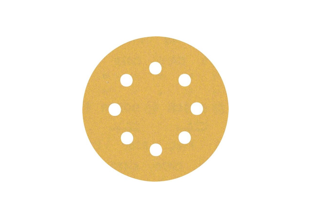 Feuille abrasive Expert C470 pour ponceuses excentriques 115 mm, 8 trous, G 180 5 pces - 2608900798 - Bosch
