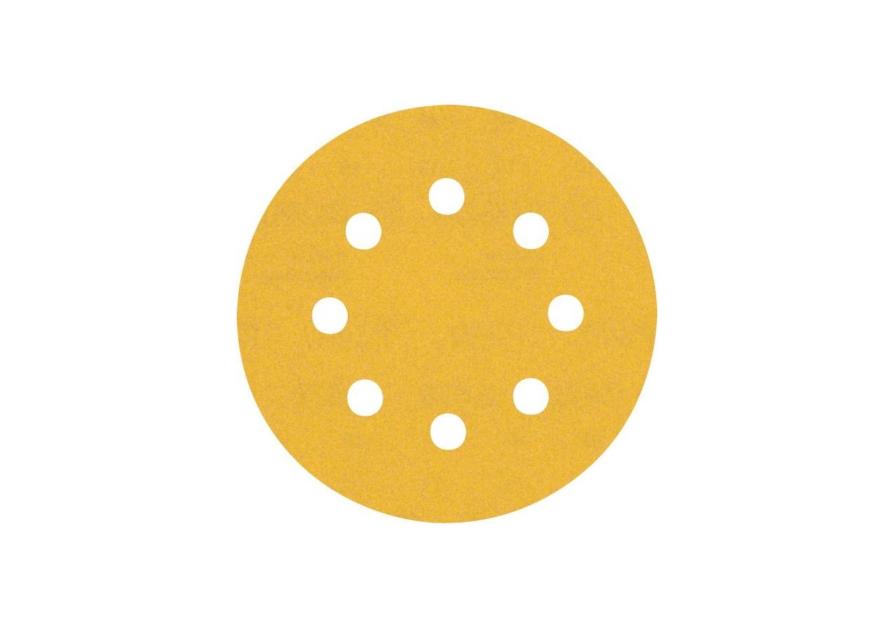 Feuille abrasive Expert C470 pour ponceuses excentriques 115 mm, 8 trous, G 240 5 pces - 2608900799 - Bosch