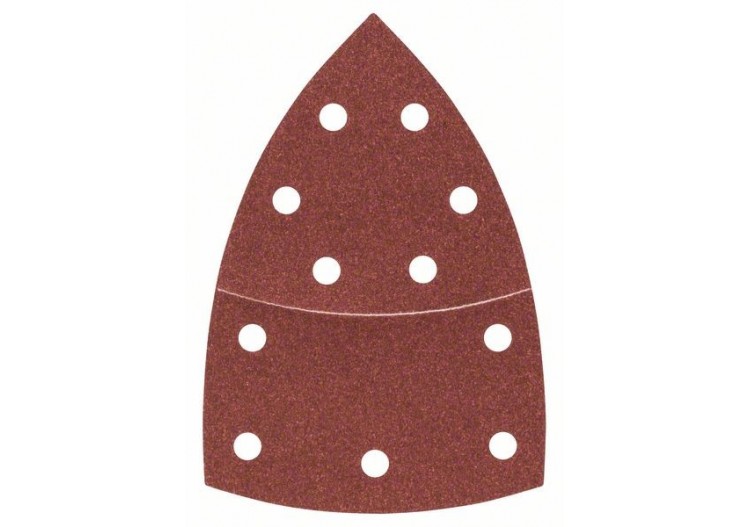 Feuilles abrasives pour ponceuse multi, set de 10 pièces G : 120 - 2609256A64 - Bosch